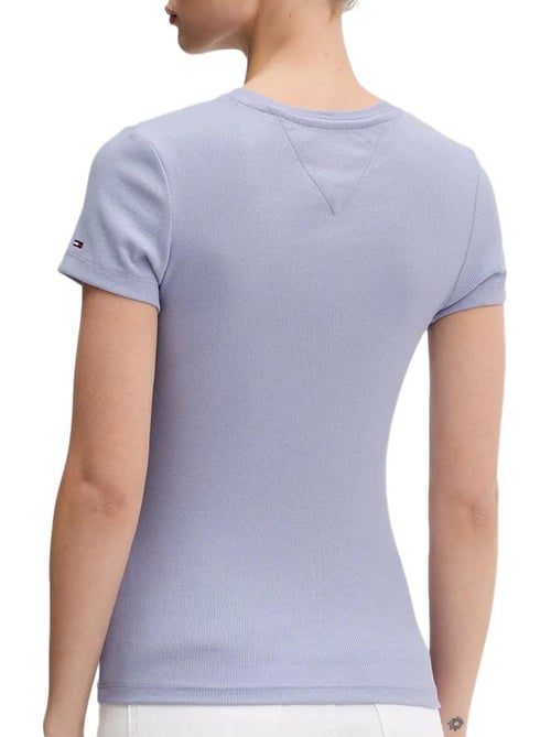T-shirt Malva para Mulher Tommy Hilfiger DW0DW21838 - Kiabi T-shirt Malva para Mulher Tommy Hilfiger DW0DW21838 - Kiabi