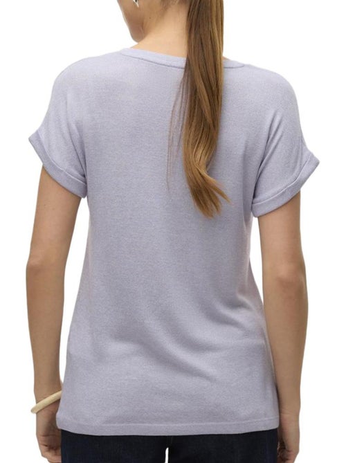 T-shirt Malva Vero Moda Brianna para Mulher 10291353 - Kiabi T-shirt Malva Vero Moda Brianna para Mulher 10291353 - Kiabi