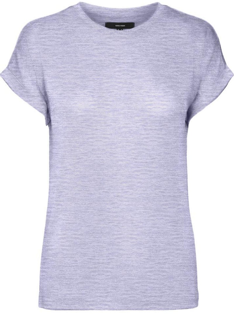 T-shirt Malva Vero Moda Brianna para Mulher 10291353 Roxo - Kiabi
