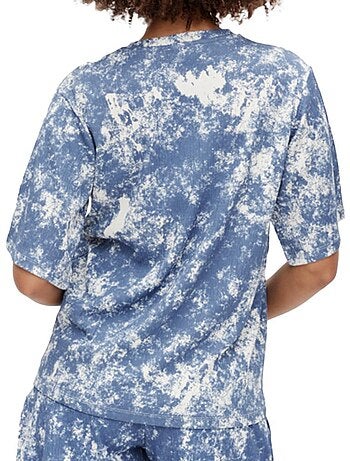 T-shirt Mamalicious Mlstine para Mulher Azul/Branco
