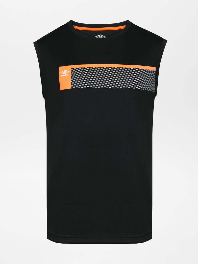 T-shirt manga cava de desporto 'Umbro' PRETO - Kiabi