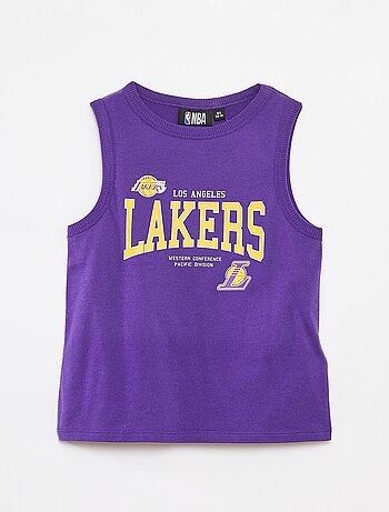T-shirt manga cava de gola redonda 'NBA'