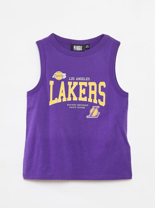 T-shirt manga cava de gola redonda 'NBA' - Kiabi