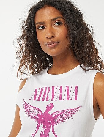 T-shirt manga cava 'Nirvana'