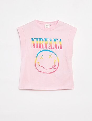 T-shirt manga cava 'Nirvana'