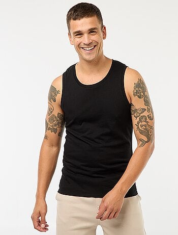 T-shirt manga cava para dormir liso