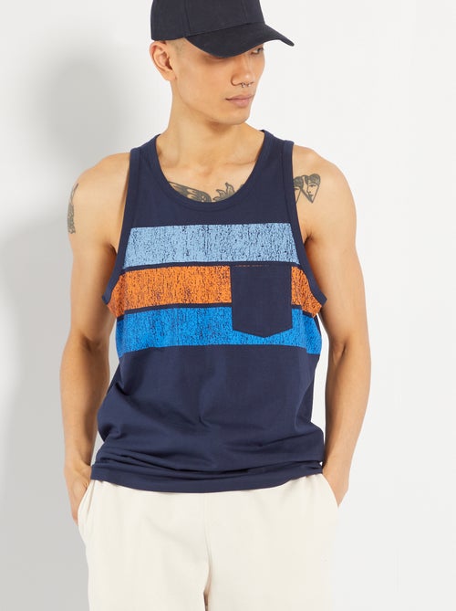 T-shirt manga cava 'Produkt' - Kiabi