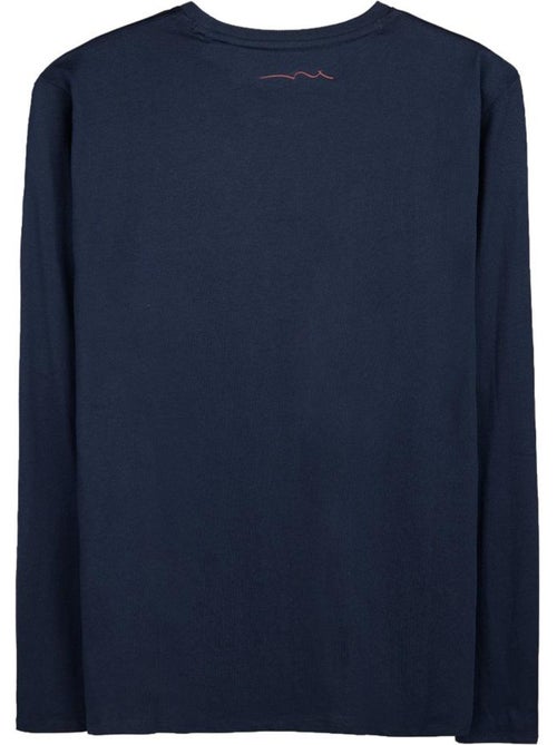 T-shirt manga comprida azul marinho para homem teddy smith jim - Kiabi T-shirt manga comprida azul marinho para homem teddy smith jim - Kiabi