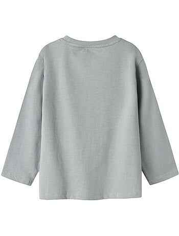 T-Shirt Manga Comprida Azul Menino Name it Thor