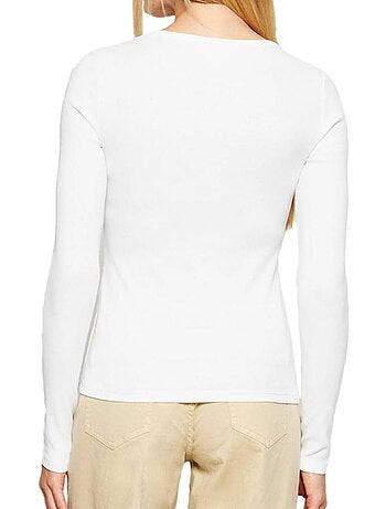 T-Shirt Calvin Klein Jeans Manga Comprida Preta para Mulher