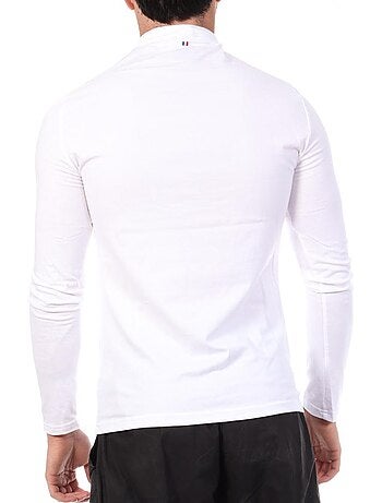 T-Shirt Manga Comprida Branco para Homem Le Coq Sportif