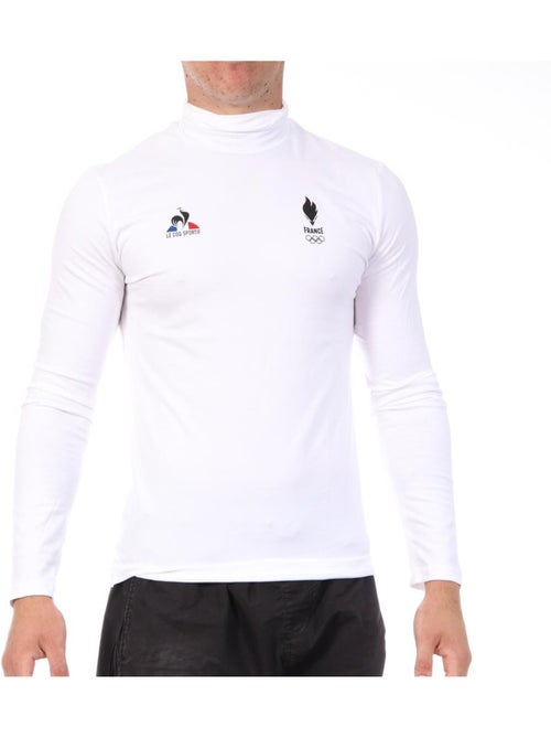 T-shirt manga comprida branco para homem le coq sportif - Kiabi T-shirt manga comprida branco para homem le coq sportif - Kiabi