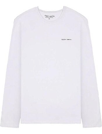 T-shirt manga comprida preto para homem teddy smith 11017085d
