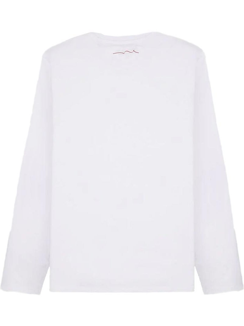 T-shirt manga comprida branco para homem teddy smith 11017085d Branco - Kiabi