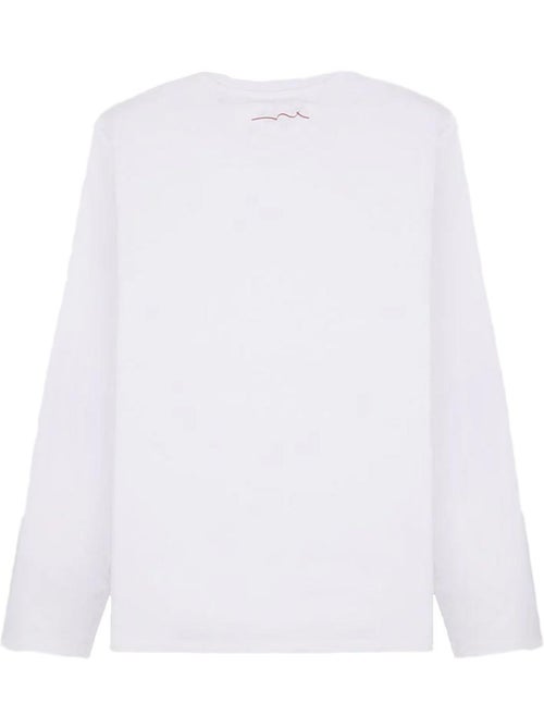 T-shirt manga comprida branco para homem teddy smith 11017085d - Kiabi