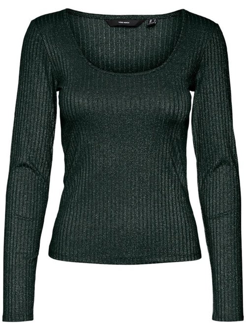 T-shirt Manga Comprida Cinzenta Vero Moda Cora para Mulher - Kiabi T-shirt Manga Comprida Cinzenta Vero Moda Cora para Mulher - Kiabi