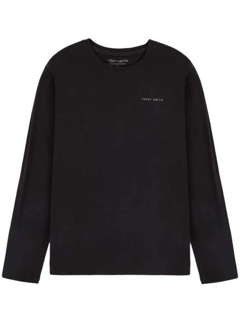 T-shirt manga comprida preto para homem teddy smith 11017085d Preto - Kiabi