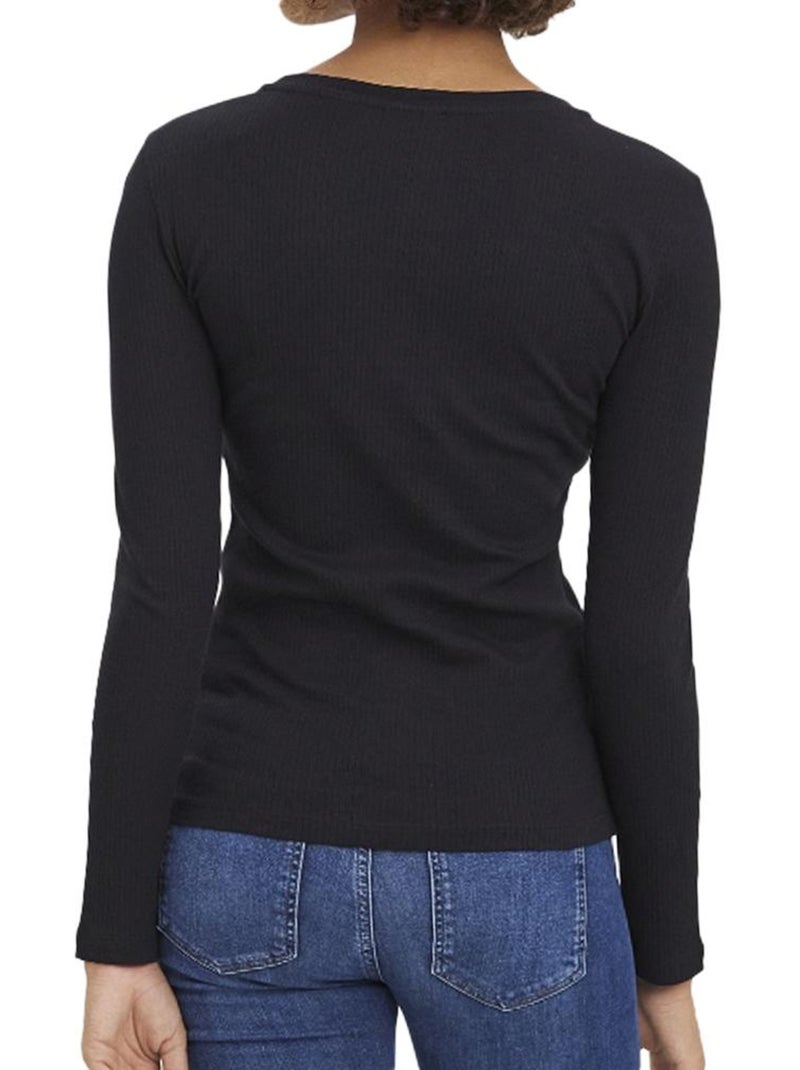T-shirt manga comprida preto para mulher vero moda lavender Preto - Kiabi