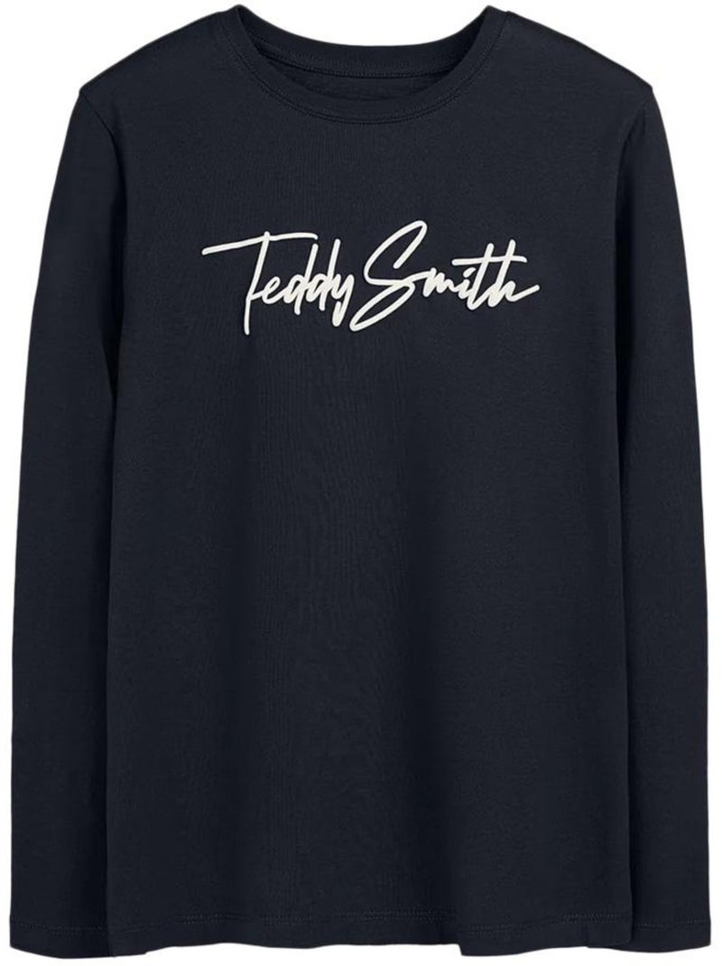 T-shirt manga comprida preto para rapaz teddy smith evan Preto - Kiabi