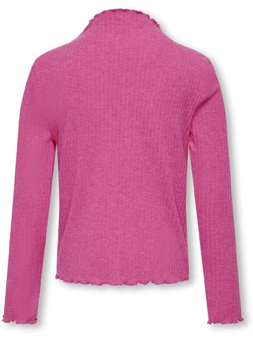 T-Shirt Manga Comprida Rosa para Menina Kids ONLY Kognella - Kiabi