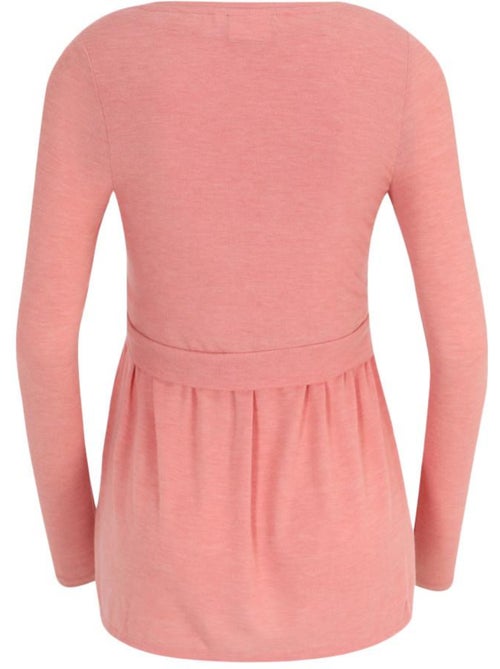 T-shirt Manga Comprida Rosa para Mulher Mamalicious Lanabella - Kiabi
