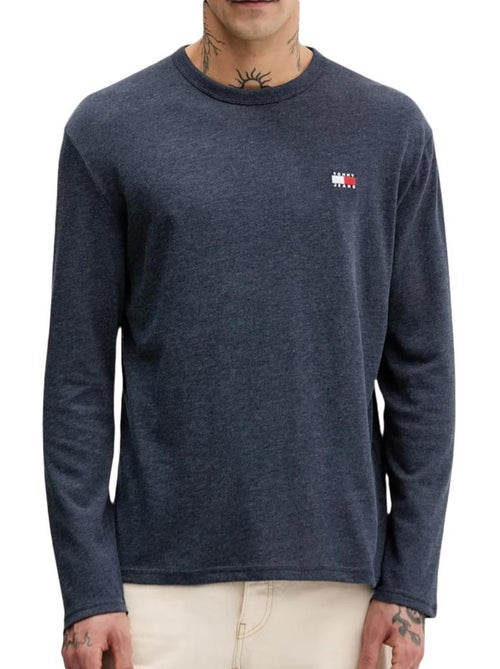 T-shirt manga comprida tommy hilfiger tjm reg preto para homem - Kiabi