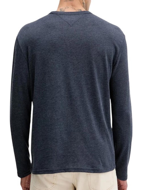 T-shirt manga comprida tommy hilfiger tjm reg preto para homem - Kiabi