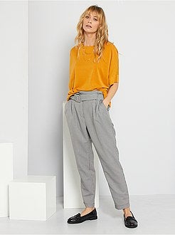 T-shirt manga curta - Kiabi