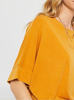 T-shirt manga curta - Kiabi