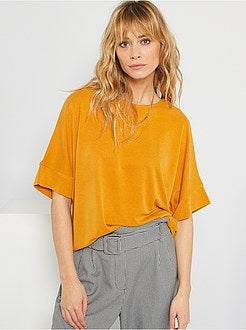 T-shirt manga curta - Kiabi