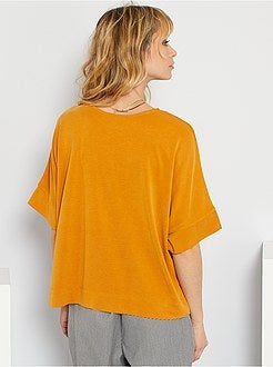 T-shirt manga curta - Kiabi