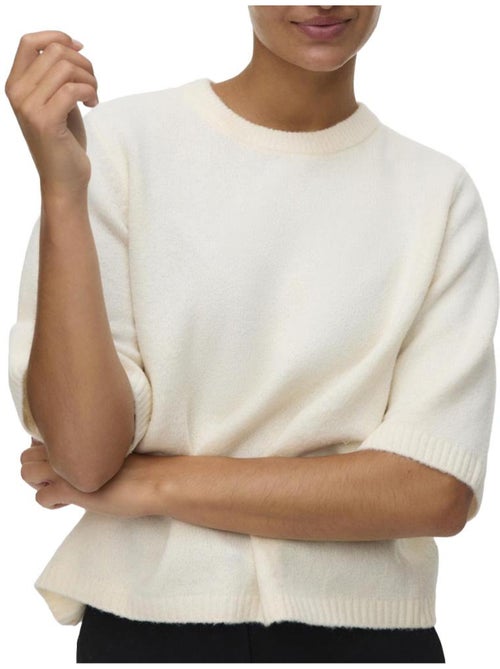 T-shirt Manga Curta Bege Vero Moda Boom para Mulher - Kiabi T-shirt Manga Curta Bege Vero Moda Boom para Mulher - Kiabi