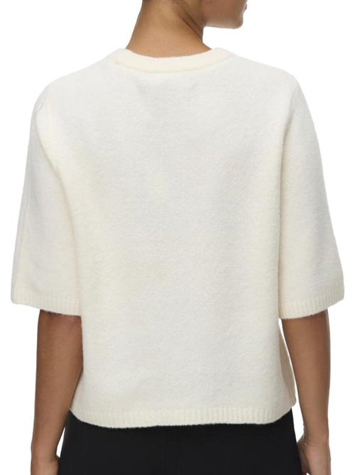 T-shirt Manga Curta Bege Vero Moda Boom para Mulher - Kiabi T-shirt Manga Curta Bege Vero Moda Boom para Mulher - Kiabi