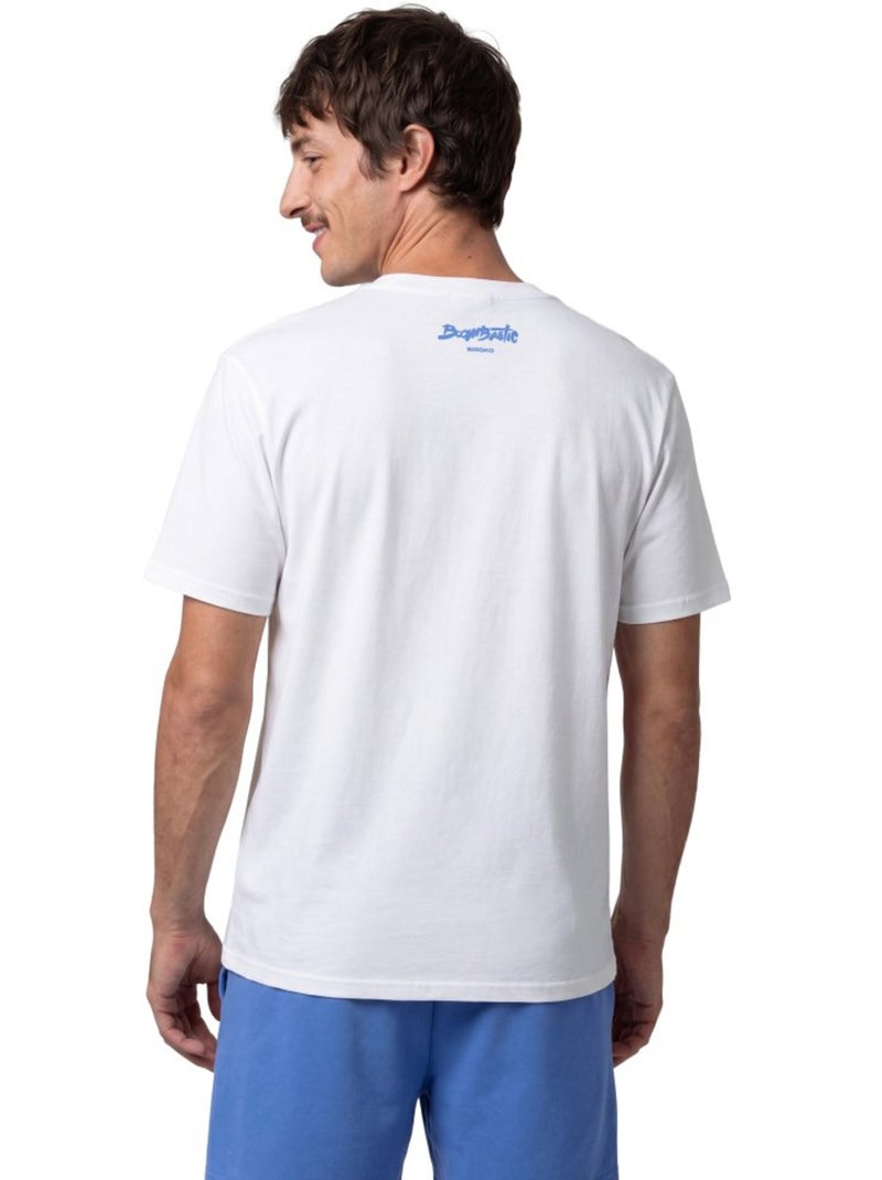 T-shirt manga curta homem boombastic Branco - Kiabi