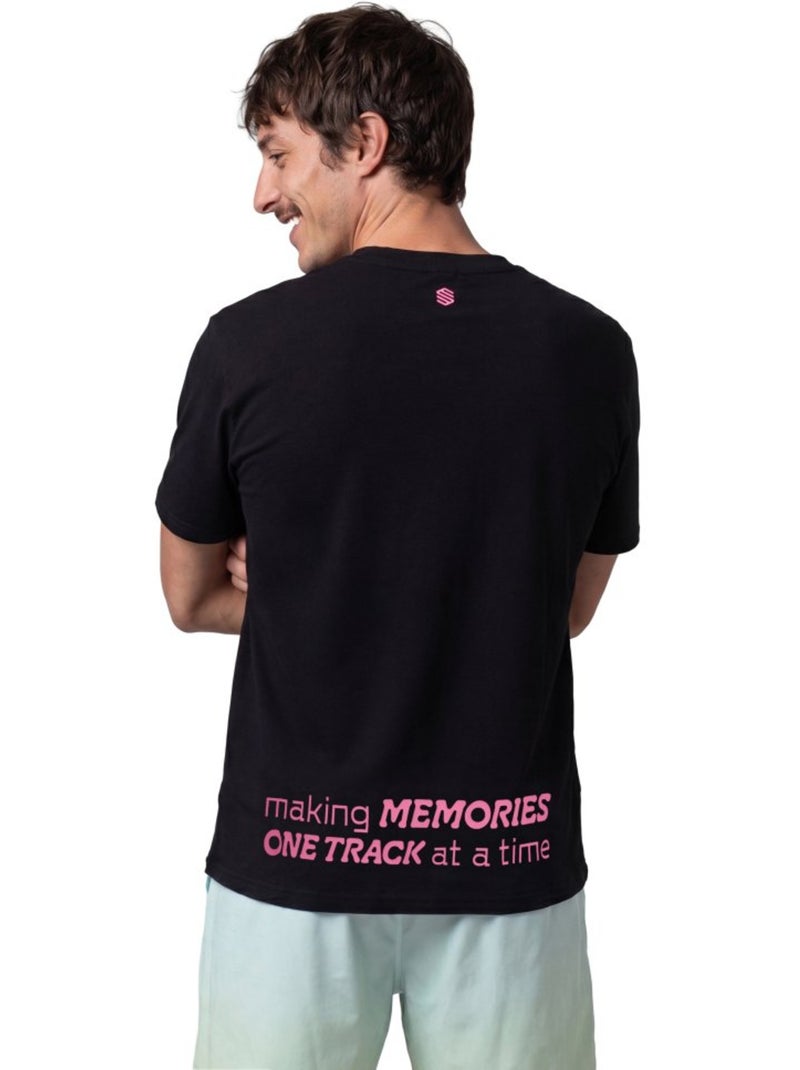 T-shirt manga curta homem boombastic Preto - Kiabi