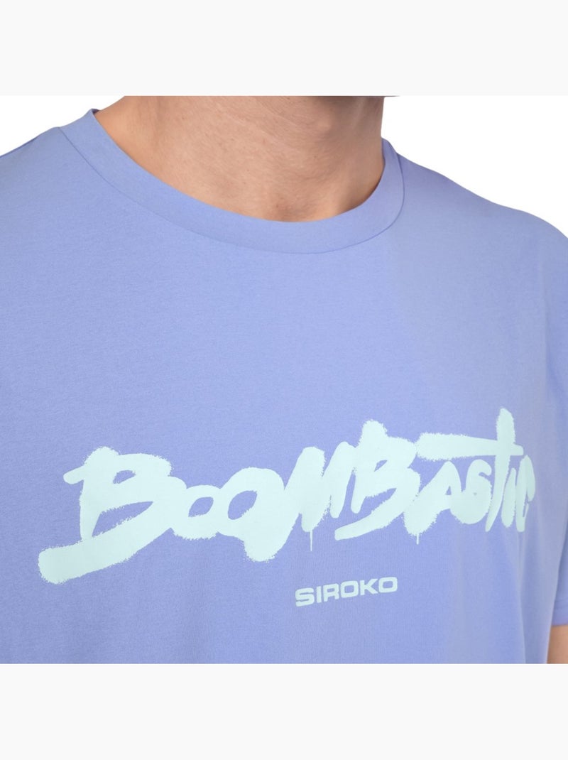 T-shirt manga curta homem boombastic Roxo - Kiabi