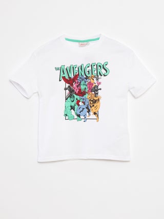 T-shirt manga curta 'Marvel'