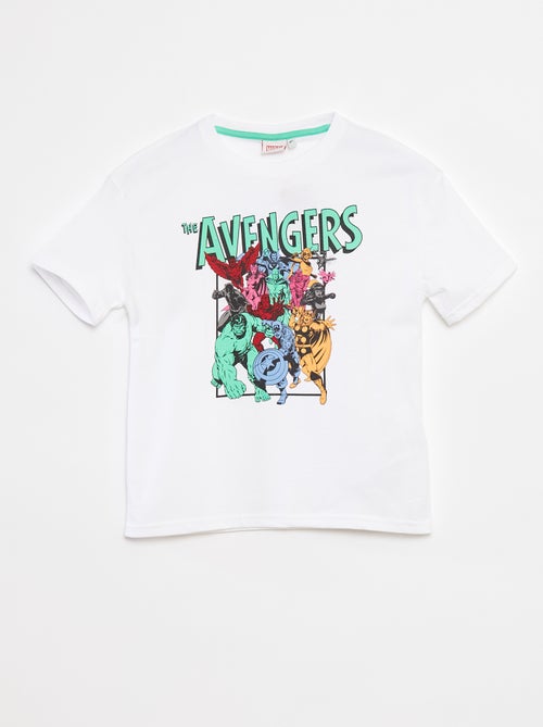 T-shirt manga curta 'Marvel' - Kiabi