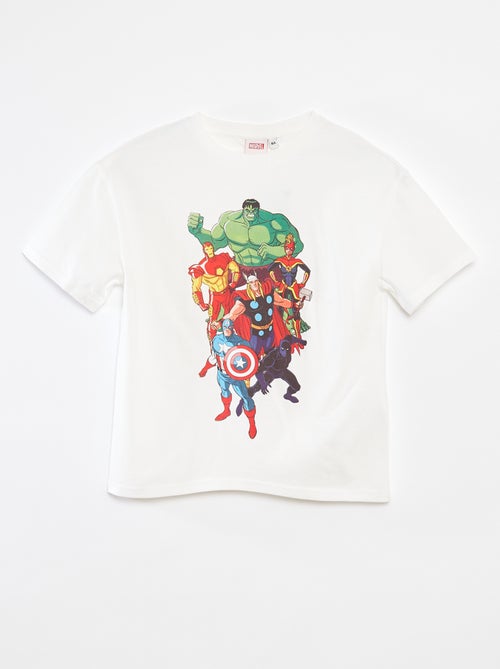 T-shirt manga curta 'Marvel' - Kiabi