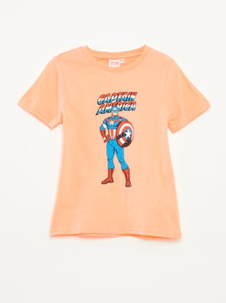 T-shirt manga curta 'Marvel'