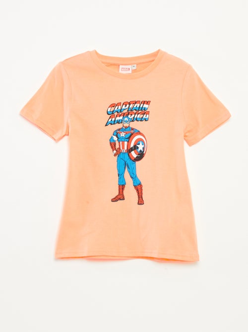 T-shirt manga curta 'Marvel' - Kiabi
