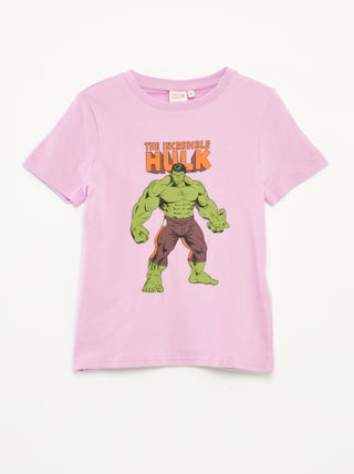 T-shirt manga curta 'Marvel'