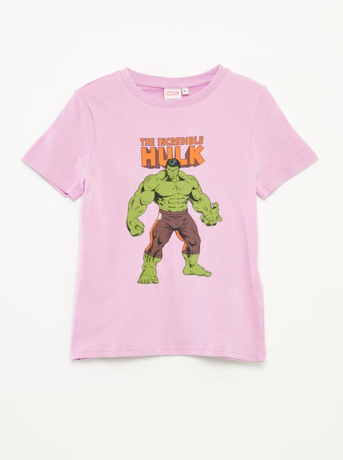 T-shirt manga curta 'Marvel' - Kiabi