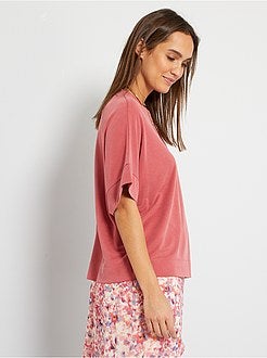 T-shirt manga curta - Kiabi