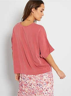 T-shirt manga curta - Kiabi