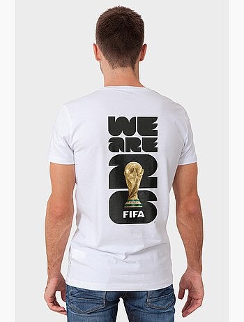 T-shirt mangas curtas branco | licença oficial fifa world cup 2026