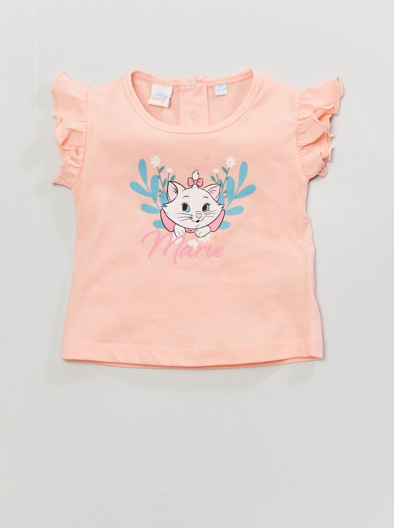 T-shirt 'Maria' 'Disney' Rosa - Kiabi