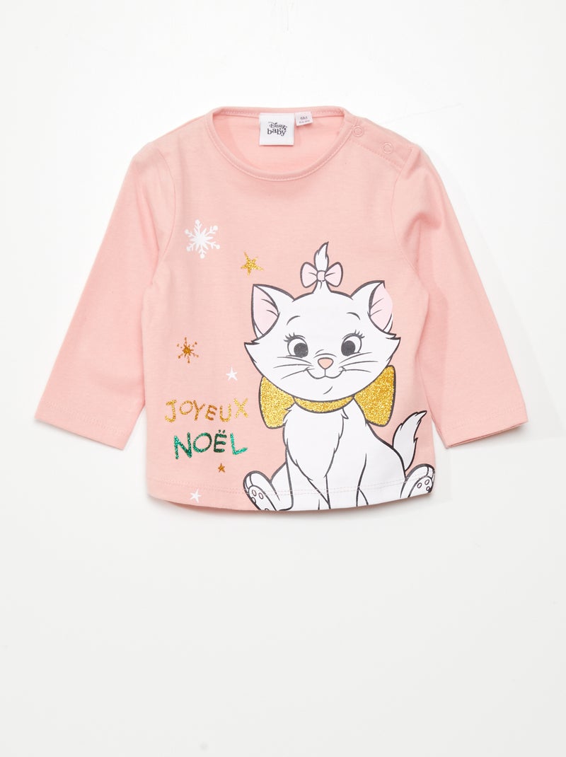 T-shirt 'Maria' dos 'Aristogatos' ROSA - Kiabi