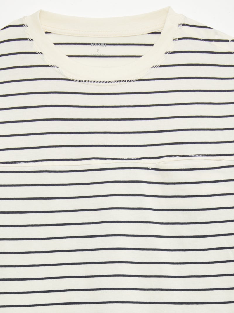 T-shirt marinheiro - So Easy BRANCO - Kiabi