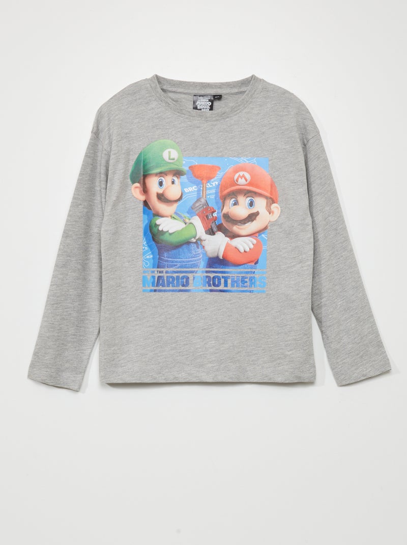 T-shirt 'Mário' CINZA - Kiabi